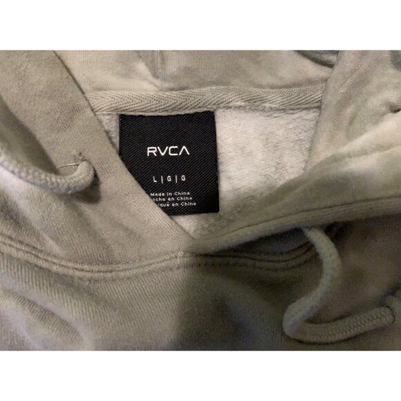 RVCA Hoodie Tie Dye Unisex Size L Pullover Peace Graphic Streetwear Skater Surfe - Picture 7 of 9
